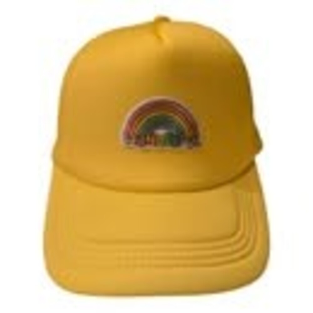 Yellow Rainbow 'Wonderful' Trucker Hat Unisex